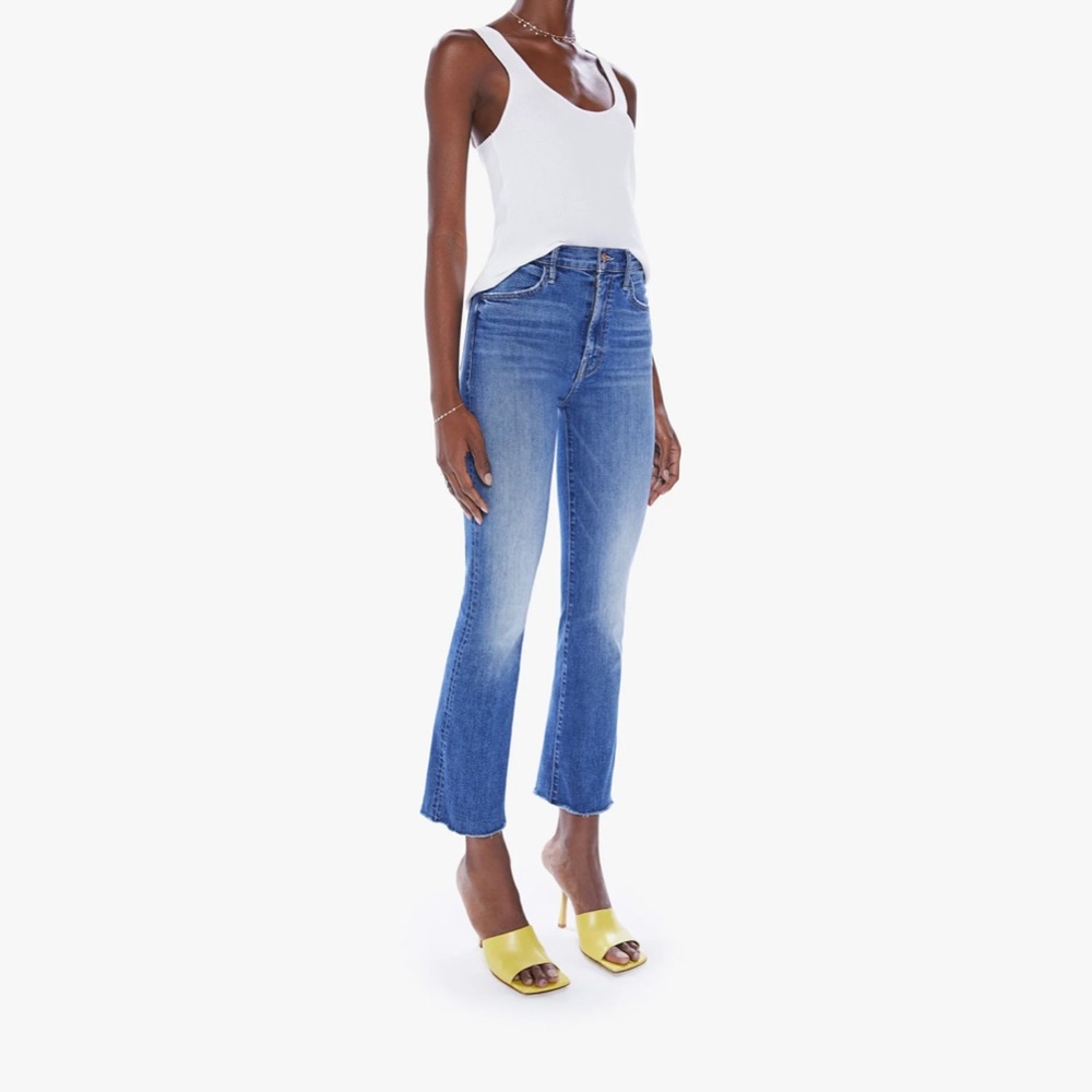 NWT MOTHER JEANS THE HUSTLE ANKLE FRAY